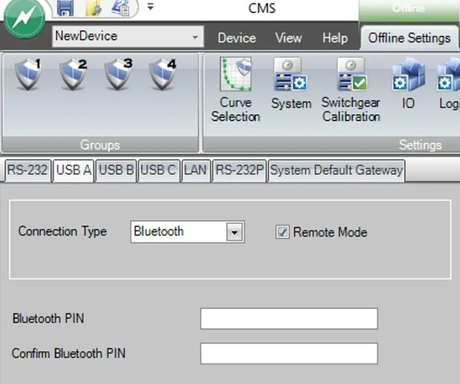 Configuración Bluetooth y PIN para acceso seguro